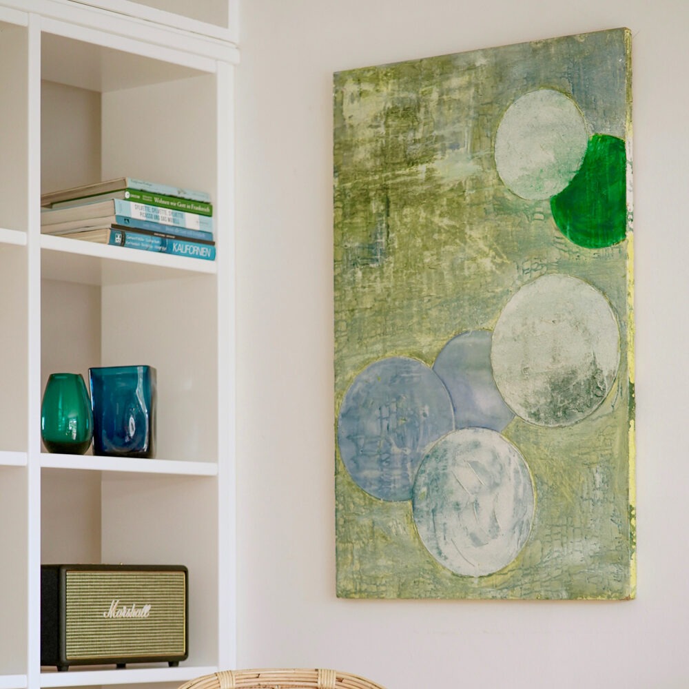 kunstform27 maaike dommenget atelier fuer kunst in sueddaenemark circle green chair 3 web