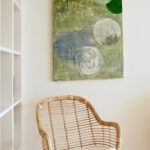 kunstform27 maaike dommenget atelier fuer kunst in sueddaenemark circle green chair 2 web