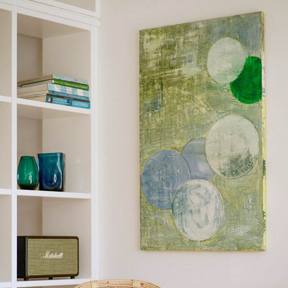 kunstform27 maaike dommenget atelier fuer kunst in sueddaenemark circle green chair 3 web